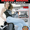 RoadRashMagazine > The Low Down:
Make/Model: 2008 HD Softail Cross Bones FLSTSB
Engine: HD Twin Cam 96B
Owner: Thunder Creek HD – Chattanooga, TN
Photos: HippyChicKim 

This model year, Harley-Davidson produced several factory custom bikes with the same basic theme – darkness. Before you break out the crucifixes and holy water, please understand that these bikes aren’t actually evil… they just look like they might be. The six “Dark Custom” models (Cross Bones, Nightster, Night Rod Special, Street Bob, Fat Bob, and Night Train) all have the decidedly stripped-down custom appearance borrowed from backstreet alley and shade tree mechanics – along with a little bit of badness thrown in for good measure. The Cross Bones like the one featured here has a Springer front end, mini ape-hanger handlebars, sprung solo seat, and a chopped front fender, but other innovative touches like a ridged-mounted black and polished 1584 cc Twin Cam 96B engine, six-speed transmission, 200 mm rear tire and a unique Softail suspension. You can check it out on Thunder Creek Harley-Davidson’s showroom floor, but hurry. They’re going fast!

Our beautiful Biker Chick this month is a busy woman. Amanda is one of our favorite Chattanooga Hooters Girls, and has been featured in several local calendars and advertisements, and has signed on this year as a Thunder On The Rock “Thunderette!” That means, not only can you meet her in person at the Thunder On The Rock rally in Monteagle, TN Memorial Day weekend (be sure to get your Road Rash Magazine autographed), but in the meantime, you can check out pics of her and several other Thunderettes at www.thunderontherockonline.com! 

Special thanks goes out to Glenn Matthews (Thunder On The Rock) for introducing us to Amanda, HippyChicKim (RandomFox.com) for submitting the photos, and to Thunder Creek Harley-Davidson for providing the cover bike and location!
